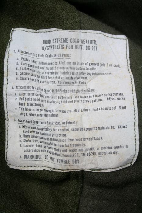 U.S.ARMY M-65 FISHTAIL PARKA　アメリカ軍　フルセット