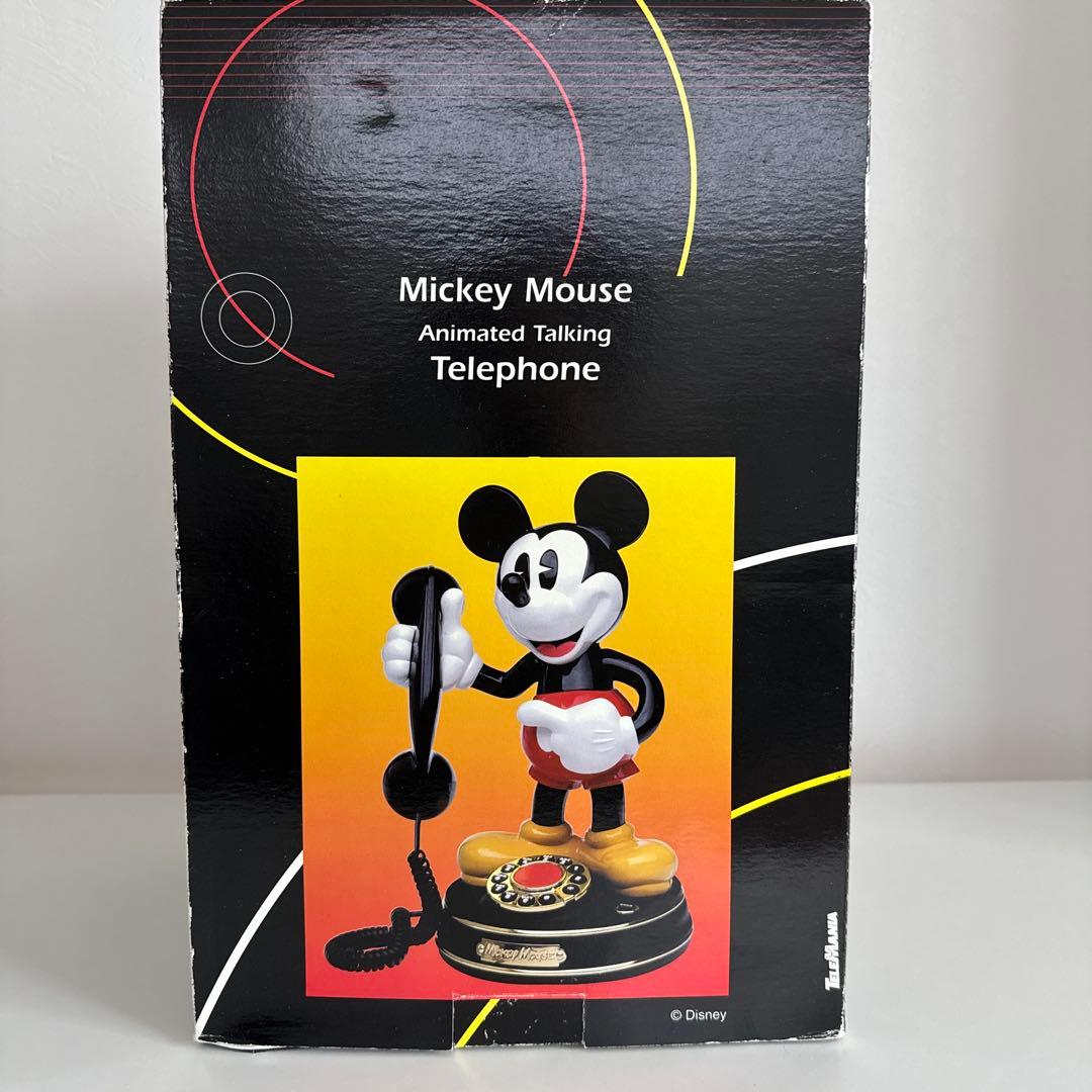 アンティーク雑貨 Mickey Mouse Animated Talking Telephone