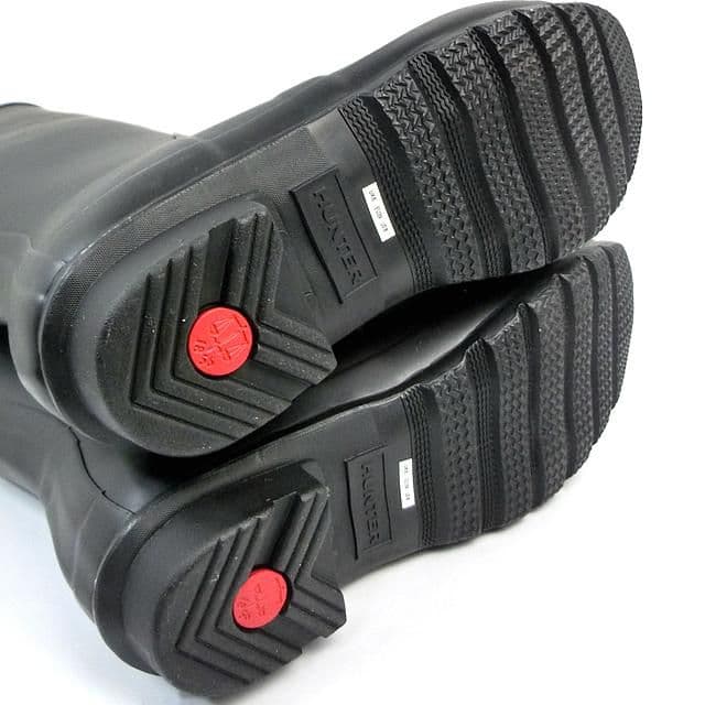 新品ハンターHUNTERレディースレインブーツ・ブラック　UK5-24cm