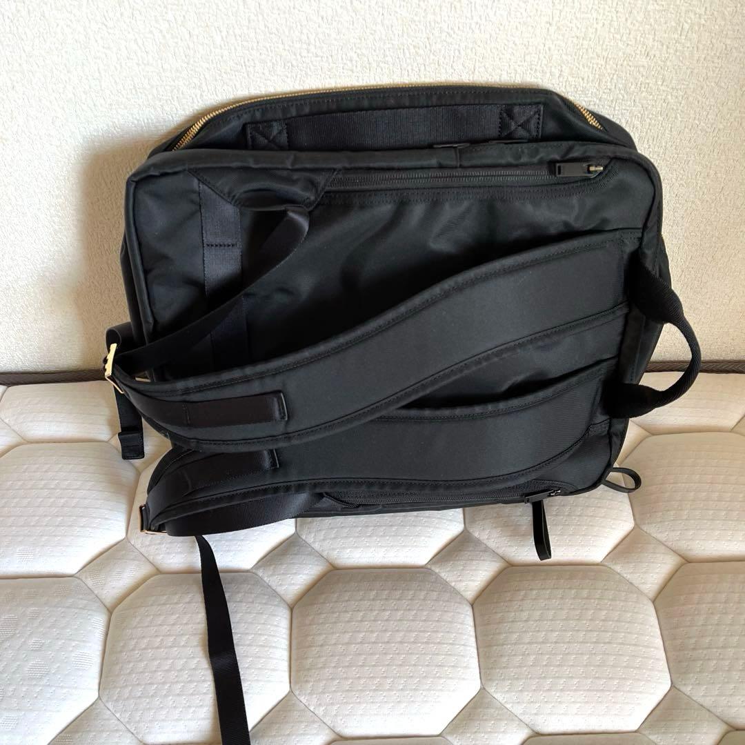 超美品✨ポーターガール　シア　バックパック　2WAY　2層　スクエア 　ブラック