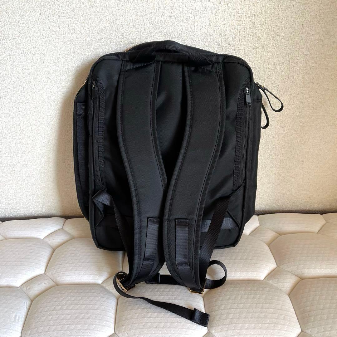 超美品✨ポーターガール　シア　バックパック　2WAY　2層　スクエア 　ブラック