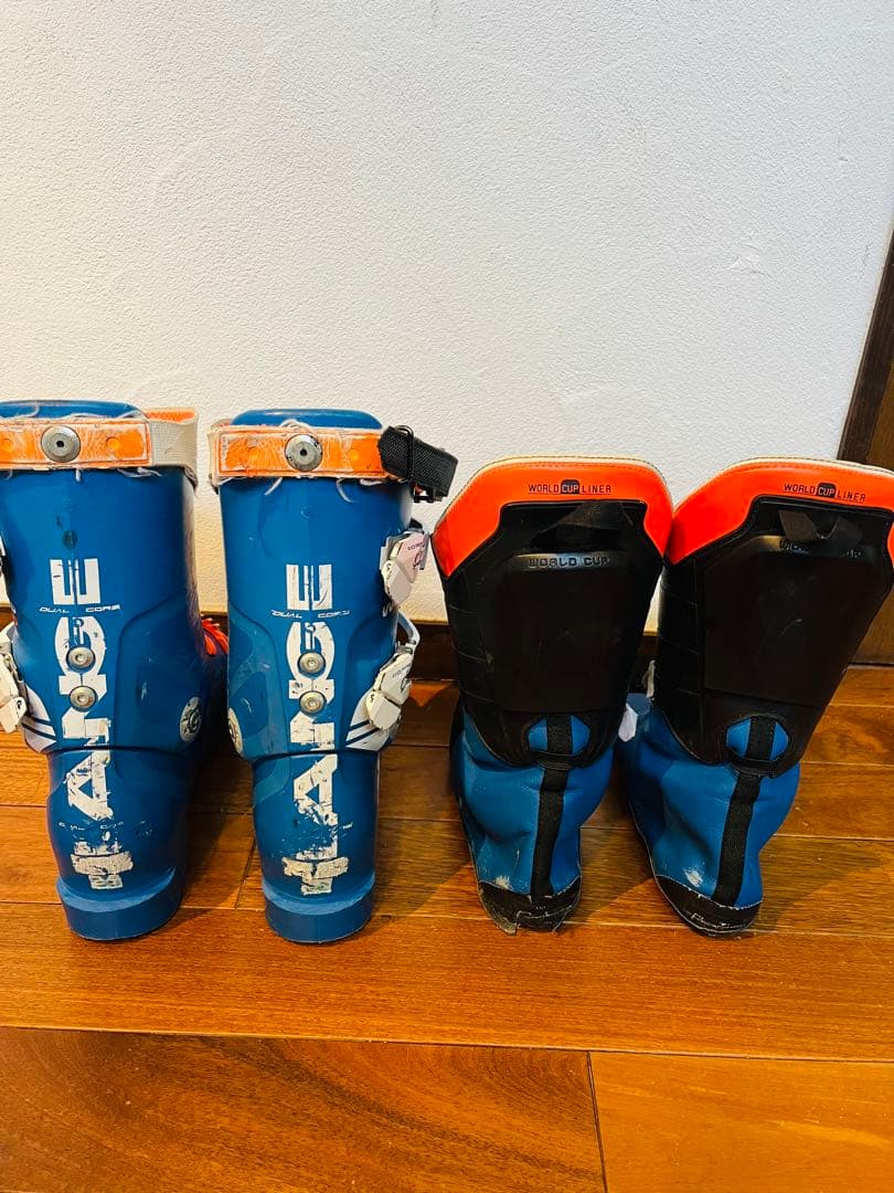 Lange スキーブーツ 青/オレンジ