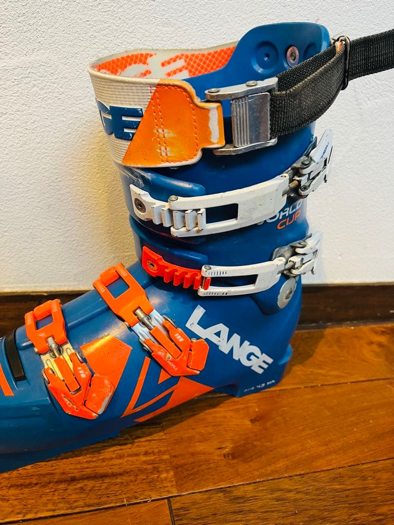 Lange スキーブーツ 青/オレンジ