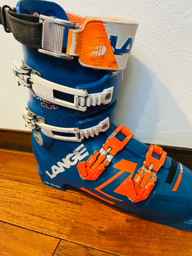Lange スキーブーツ 青/オレンジ