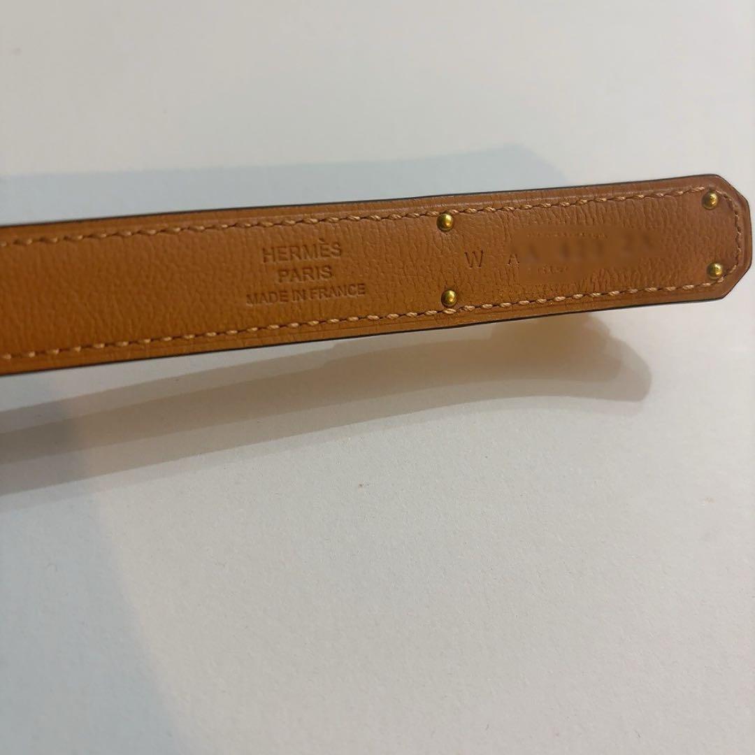 GW限定価格HERMES エルメス ケリーベルト エトゥープ×ピンクゴールド金具