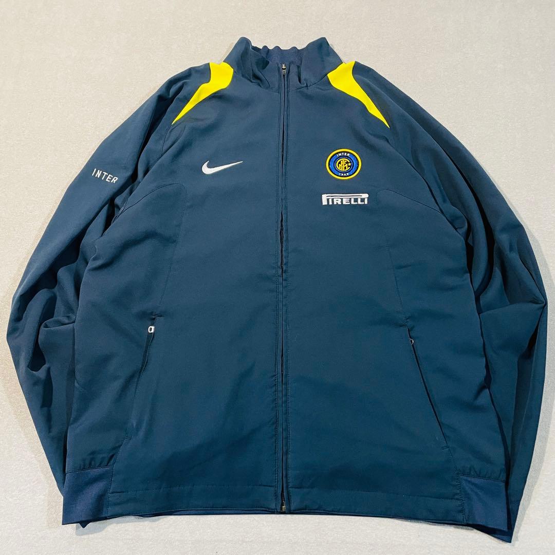 【00s!超美品】NIKEインテル・ミラノ　トラックジャケット　紺/Mサイズ