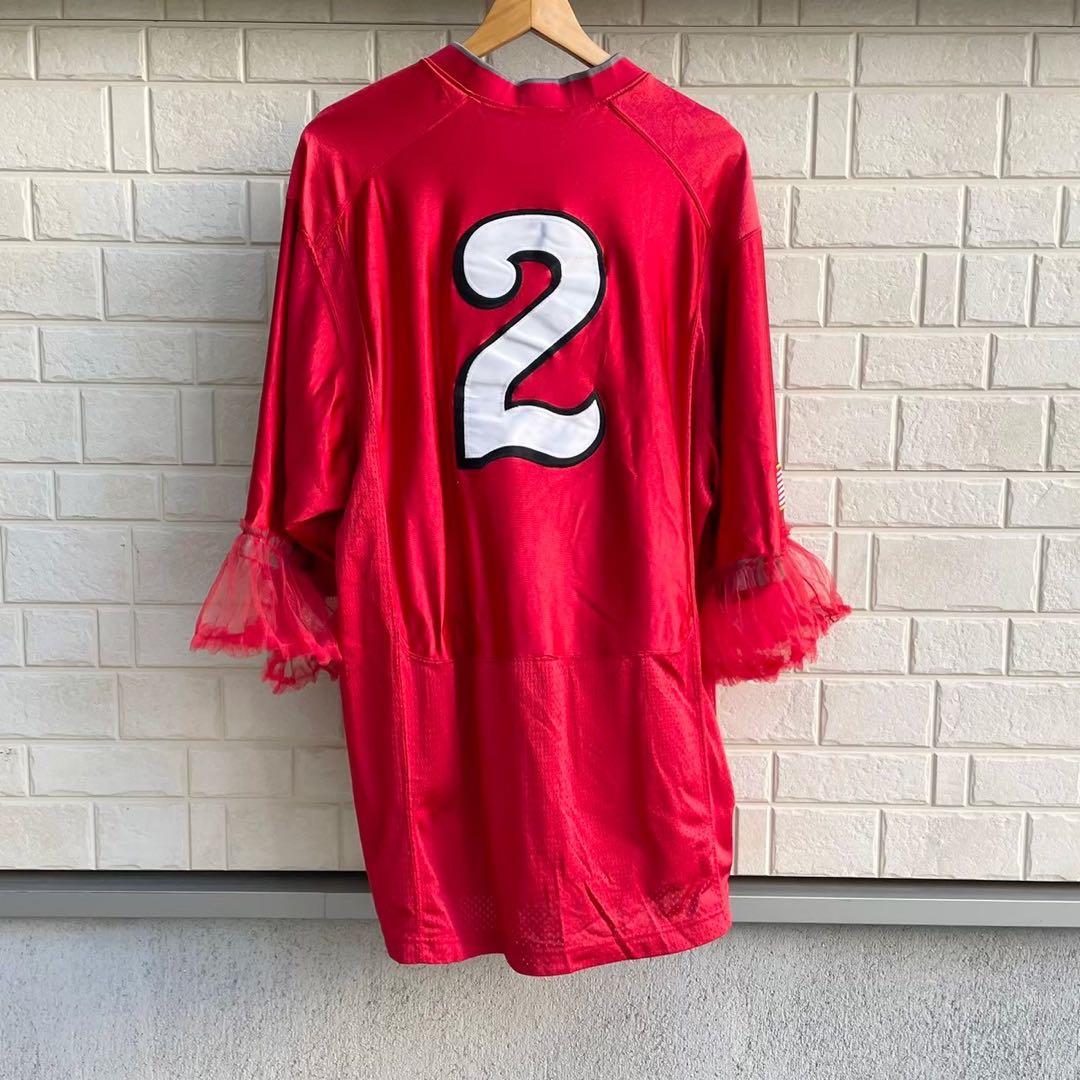 Nike フリルリメイクアメフトシャツ - メルカリ