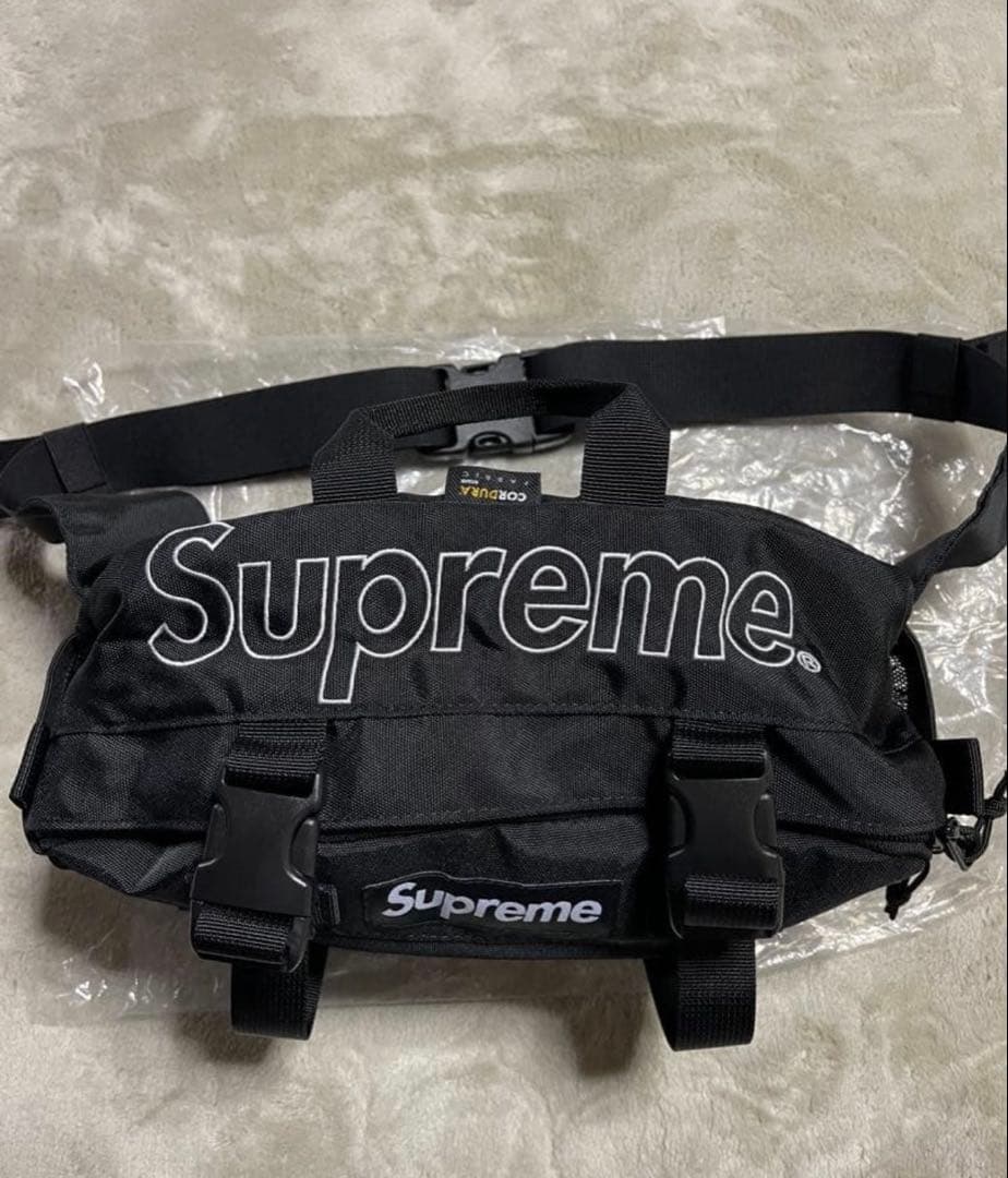Supreme ボディバッグ 2019A/Wブラック CORDURA