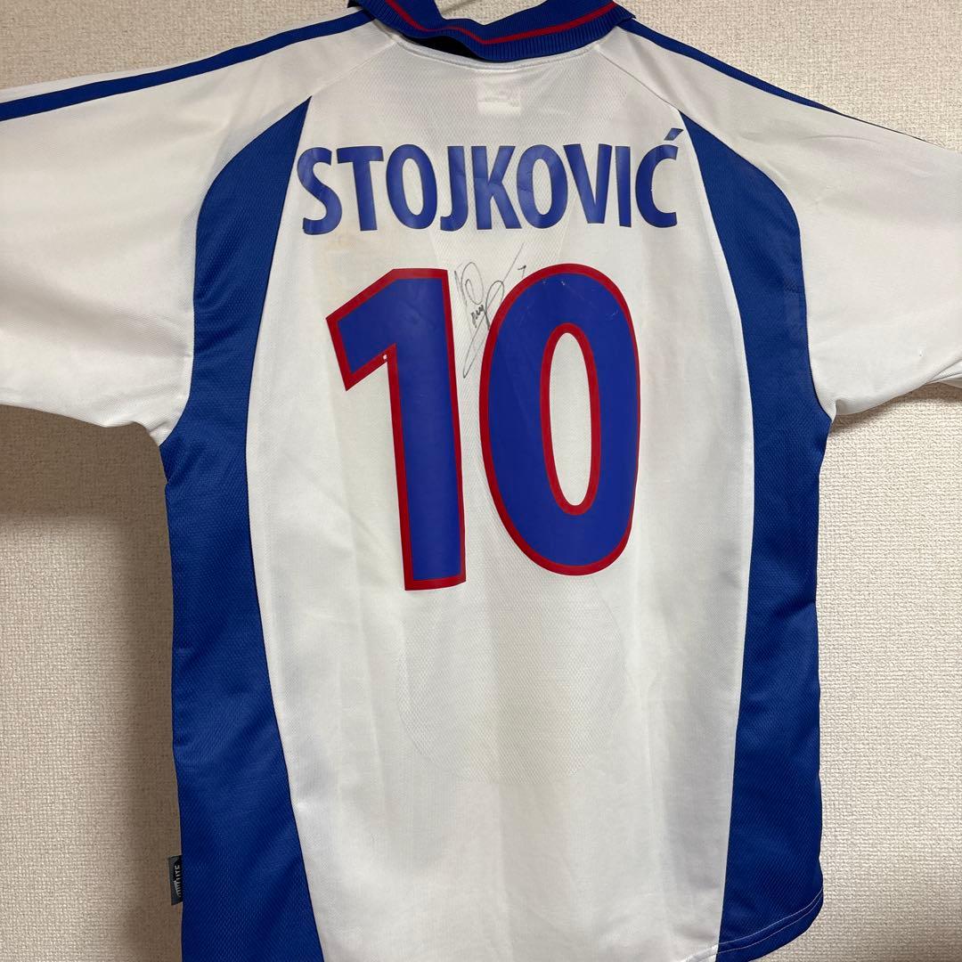 adidas STOJKOVIĆ サイン入りゲームシャツ10番
