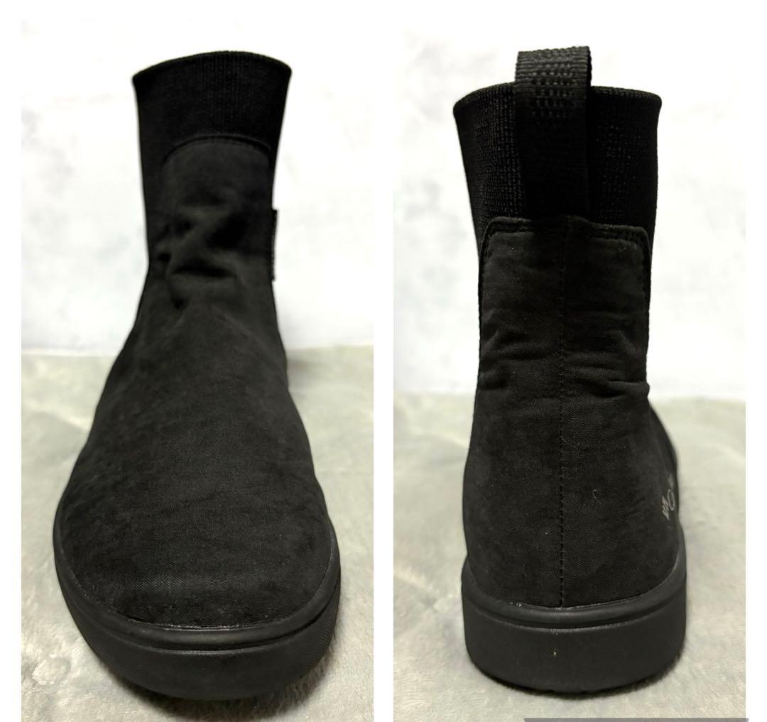 新品23コロンビアマイレージレインショートブーツレインブーツ防水靴ミドル丈黒