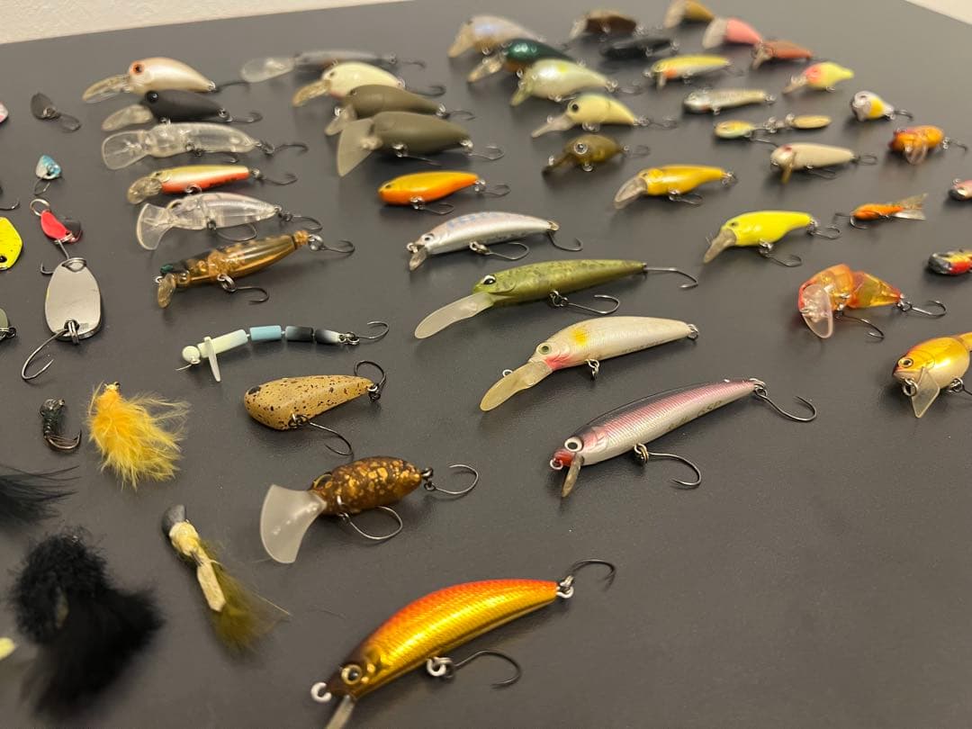 管釣り引退セット トラウト ルアーセット【タックルボックス