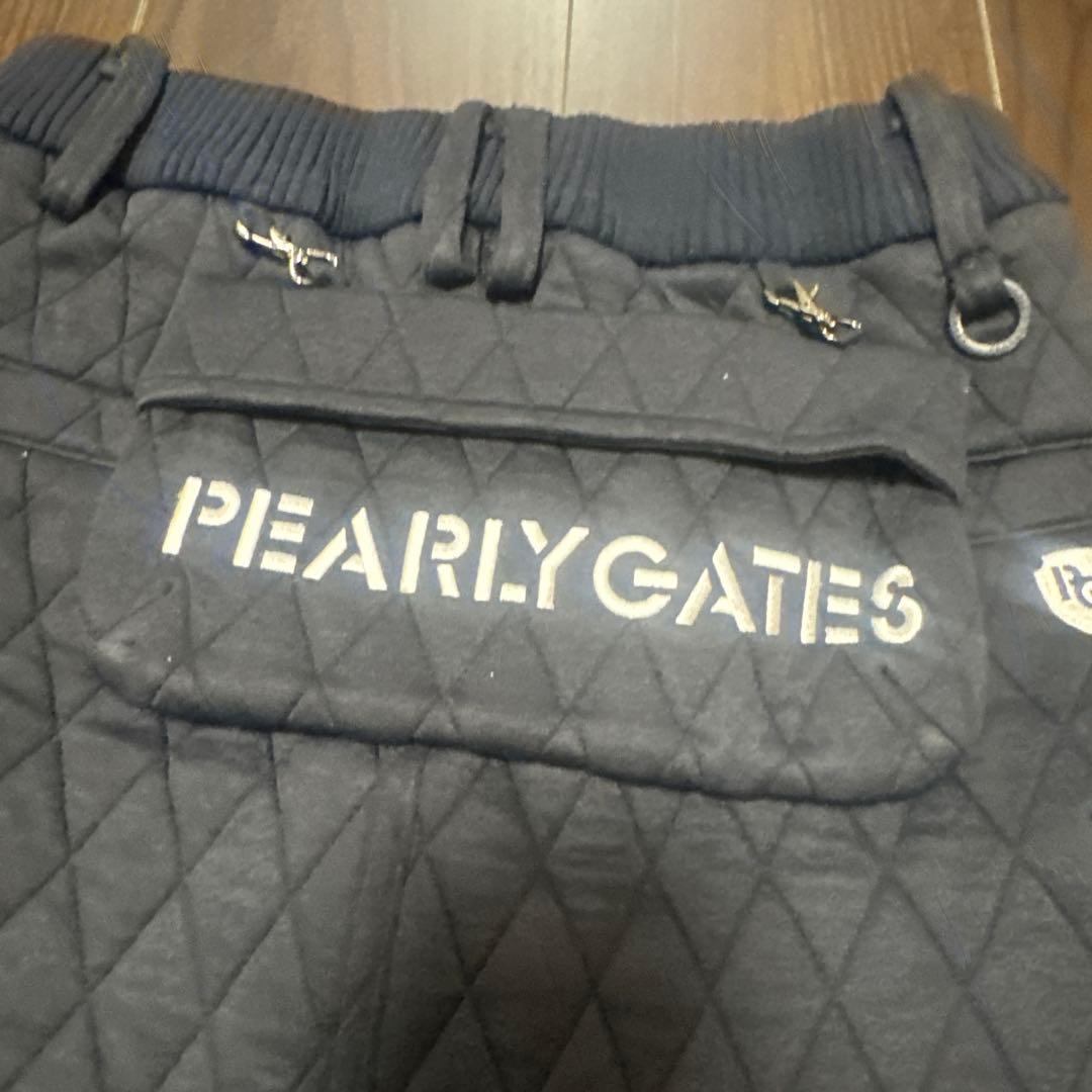 PEARLY GATES キルティングスカート　黒　　　 0