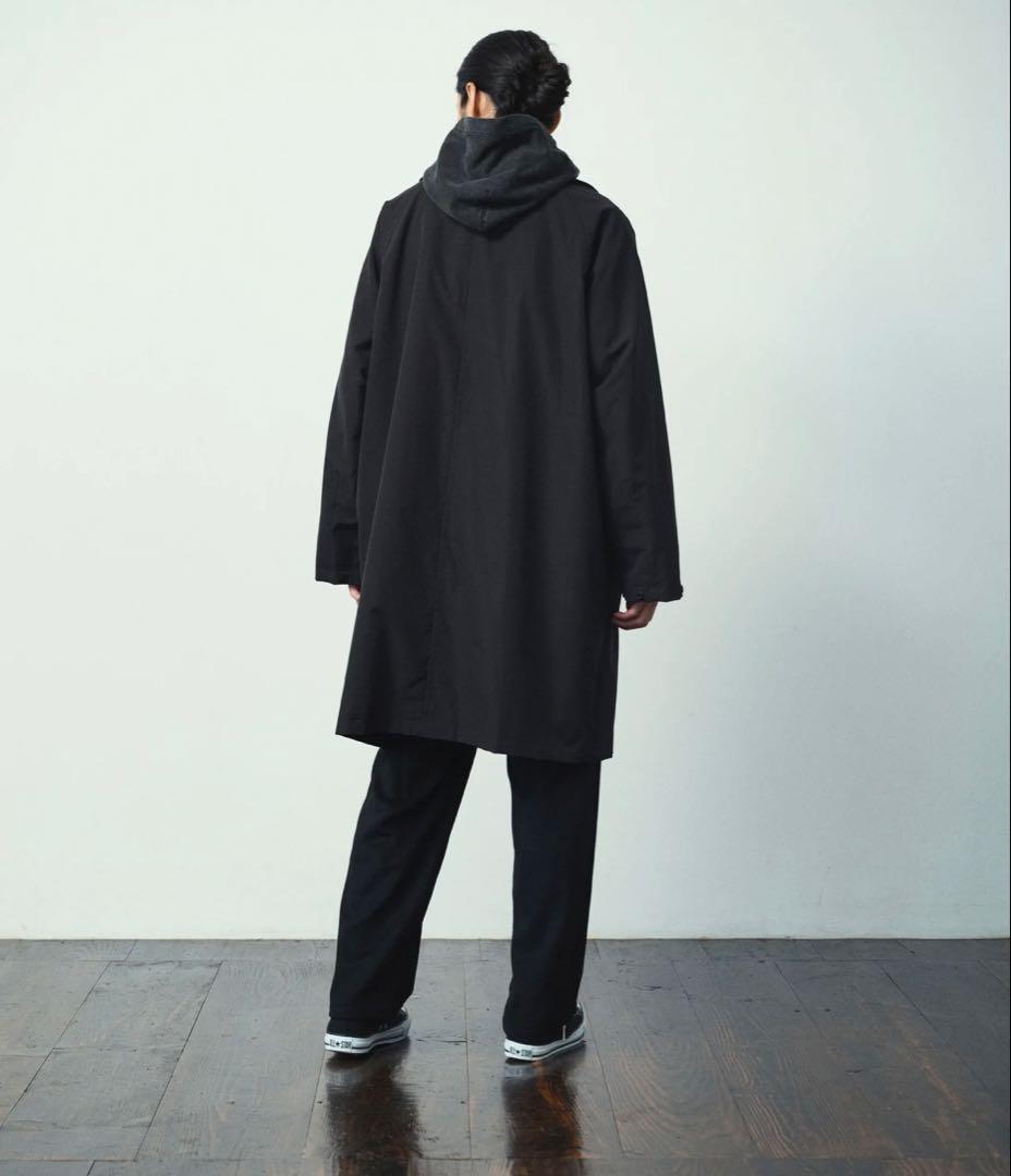 ま*と様 sacai出身デザイナーRHYTHR リバーシブルサテンコート 黒