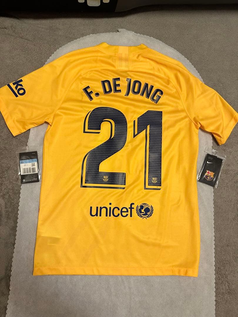 バルセロナ F. DE JONG ユニフォーム　デヨング　Barcelona