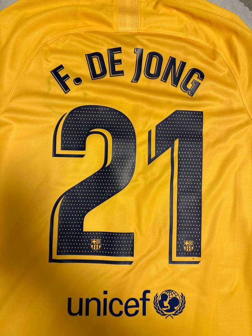 バルセロナ F. DE JONG ユニフォーム　デヨング　Barcelona
