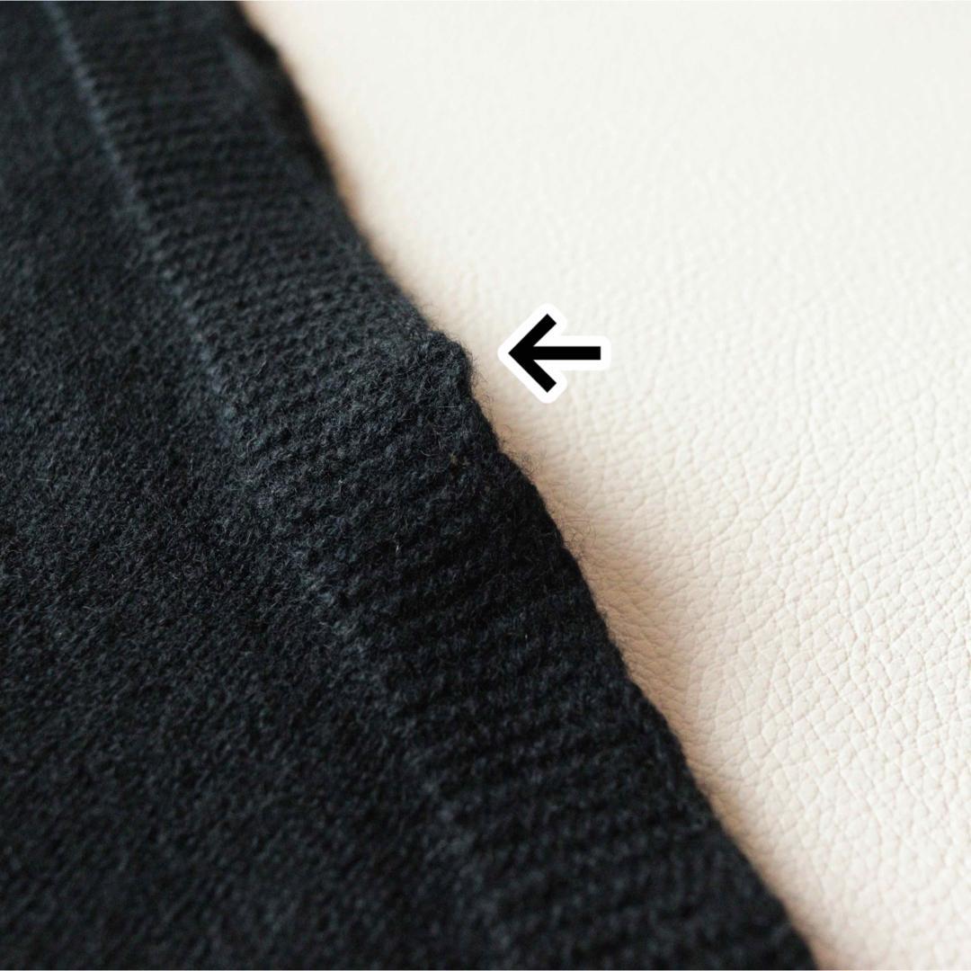 5422ジョンストンズ 大判ストール 薄手 カシミヤ100％ ブラック