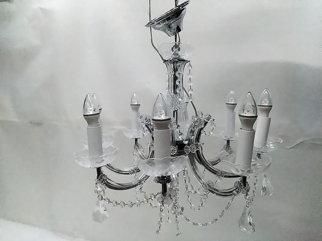 定価40万 大塚家具 シャンデリア ARL-2930N/8CR 照明 8灯 ☆ - メルカリ