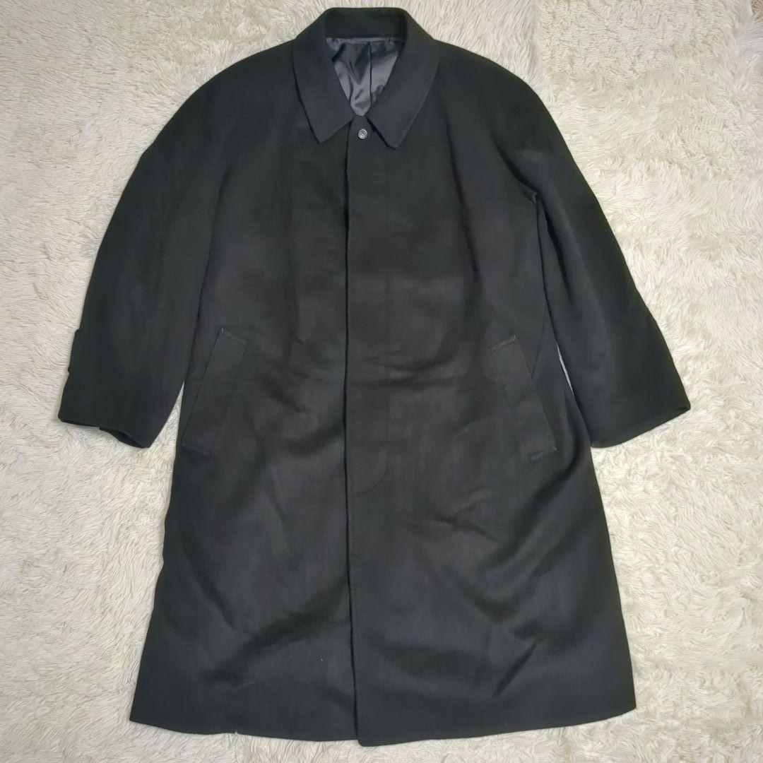 カシミヤ100%】ヴァレンチノルーディ チェスターコート マキシ丈 黒 XL