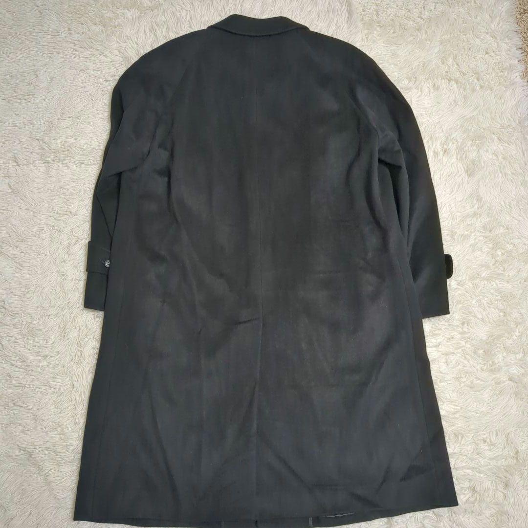 カシミヤ100%】ヴァレンチノルーディ チェスターコート マキシ丈 黒 XL