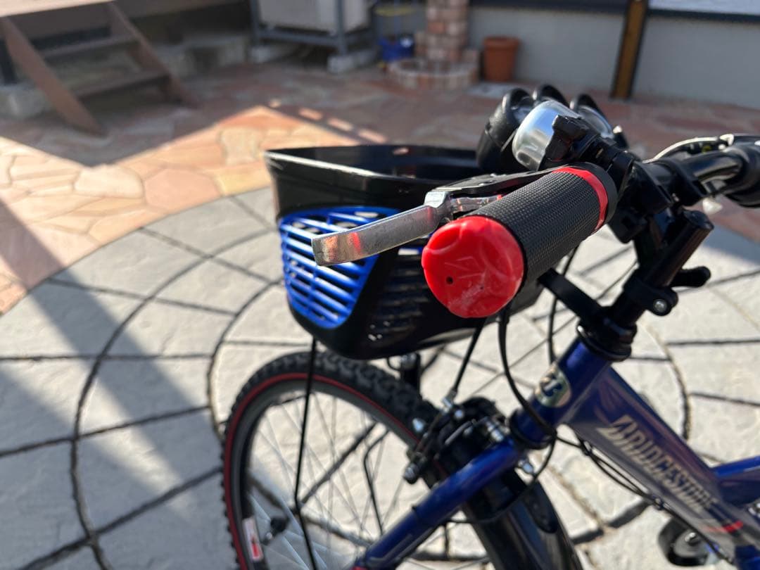 直接受け渡し限定　BRIDGESTONE24インチ　キッズサイクル青