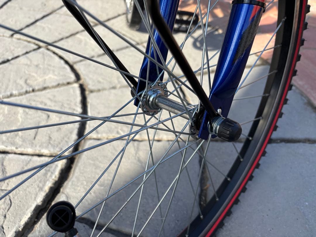 直接受け渡し限定　BRIDGESTONE24インチ　キッズサイクル青