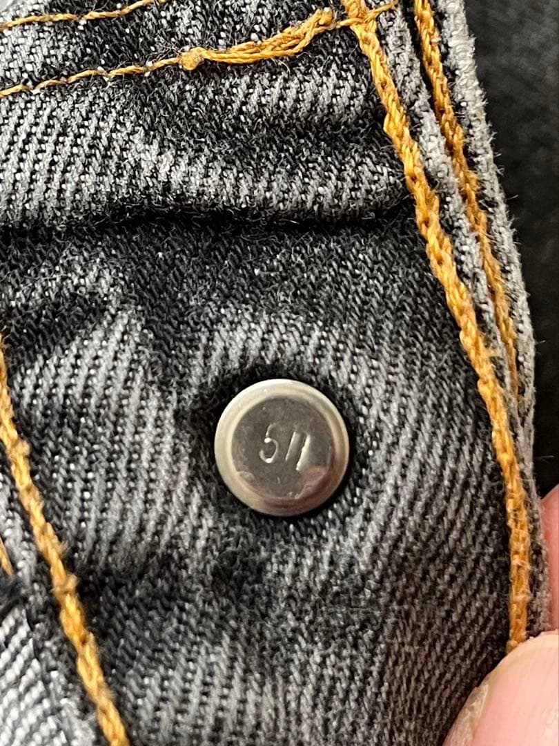 USA製　levi's 569 先染めグレー ワイドデニム W34 L30