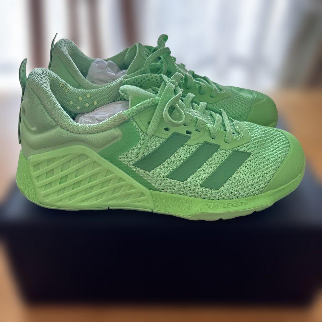 adidas ドロップセット3 トレーニングシューズ　24.5 ライムグリーン
