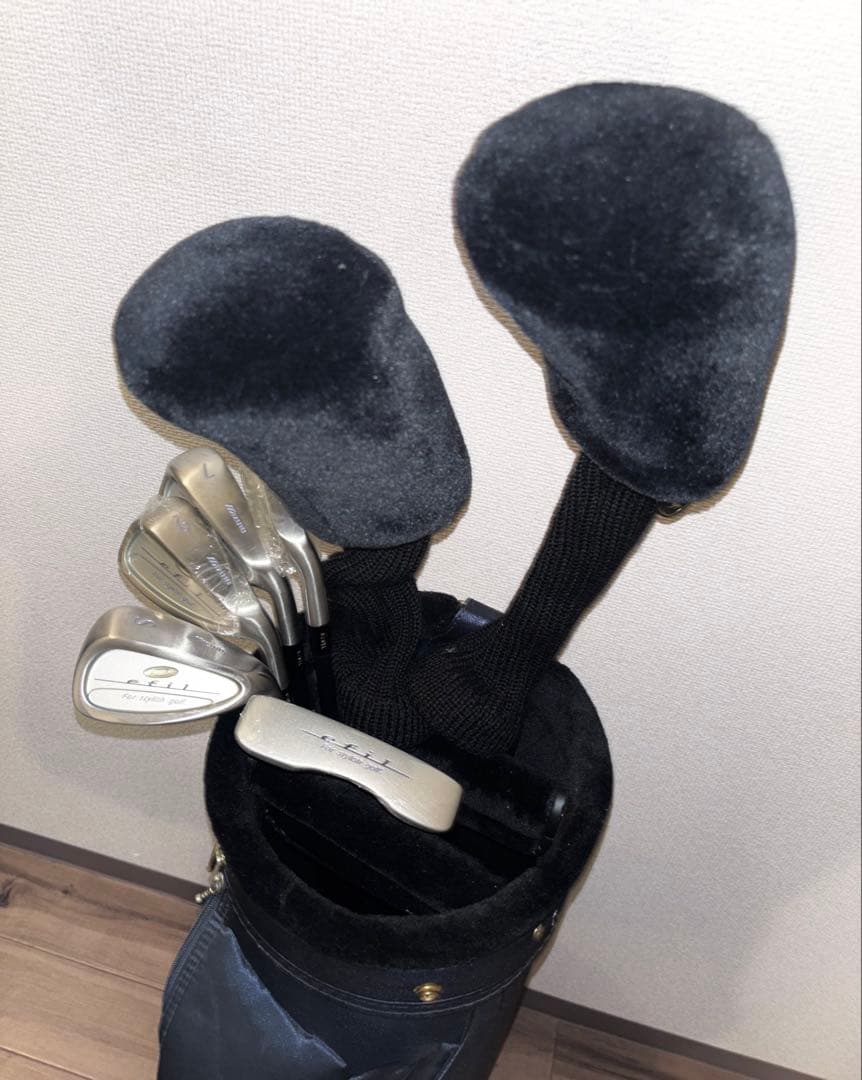 【美品】ミズノ efil レディースゴルフクラブセット 7本 フレックスL