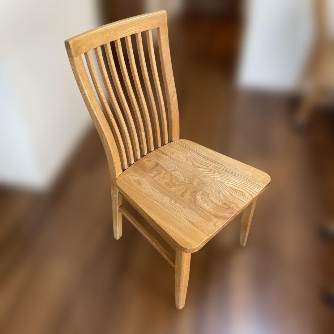 木製ダイニングチェア ①