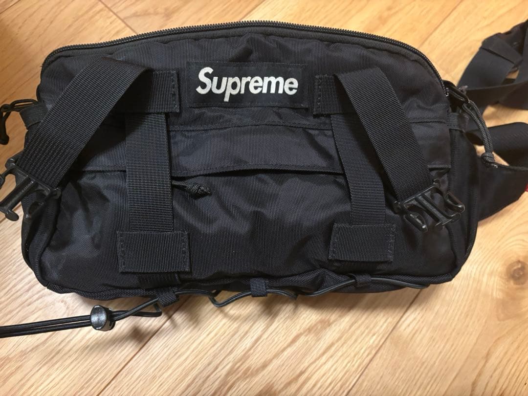 Supreme 19AW Waist Bag ウエストバッグ ブラック