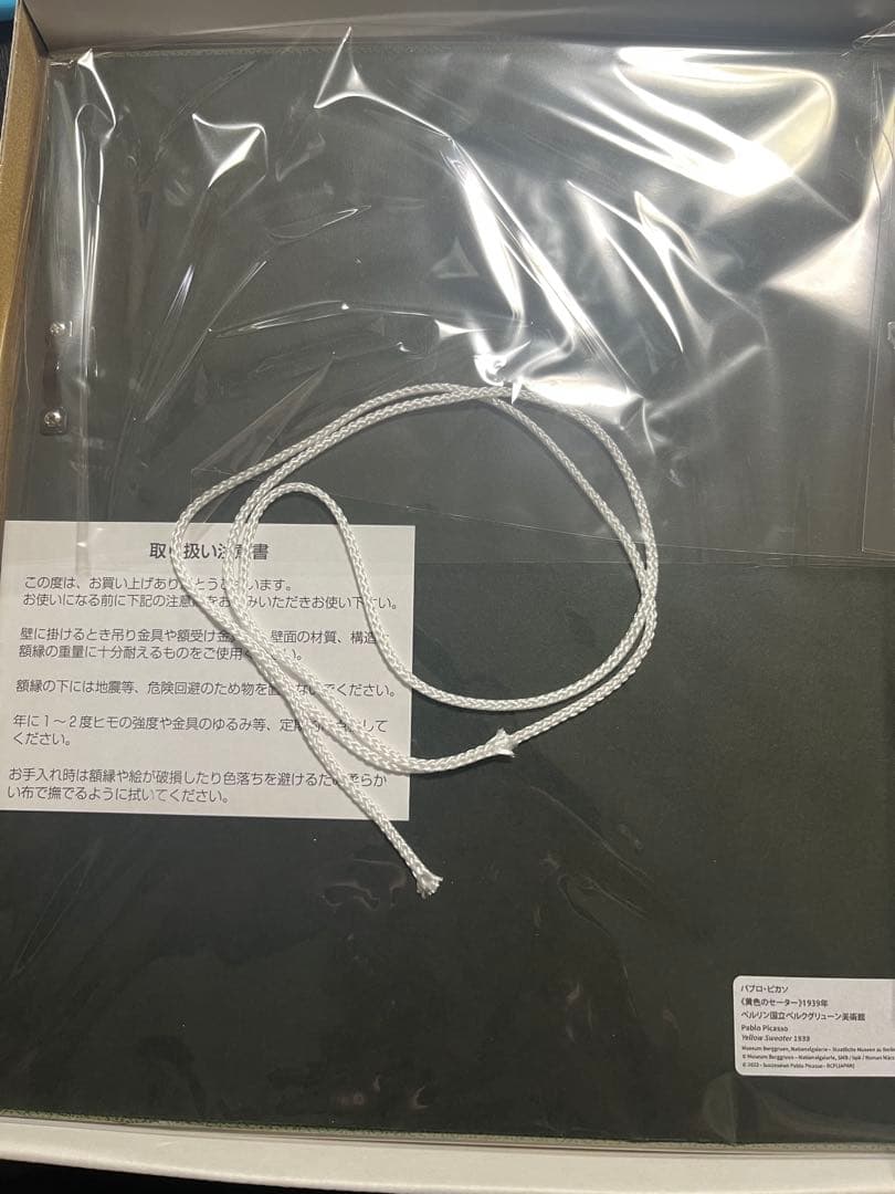 ピカソ 黄色のセーター 複製画