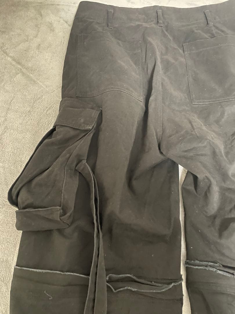 【GRANCY】ZipDesign CargoPants ブラック