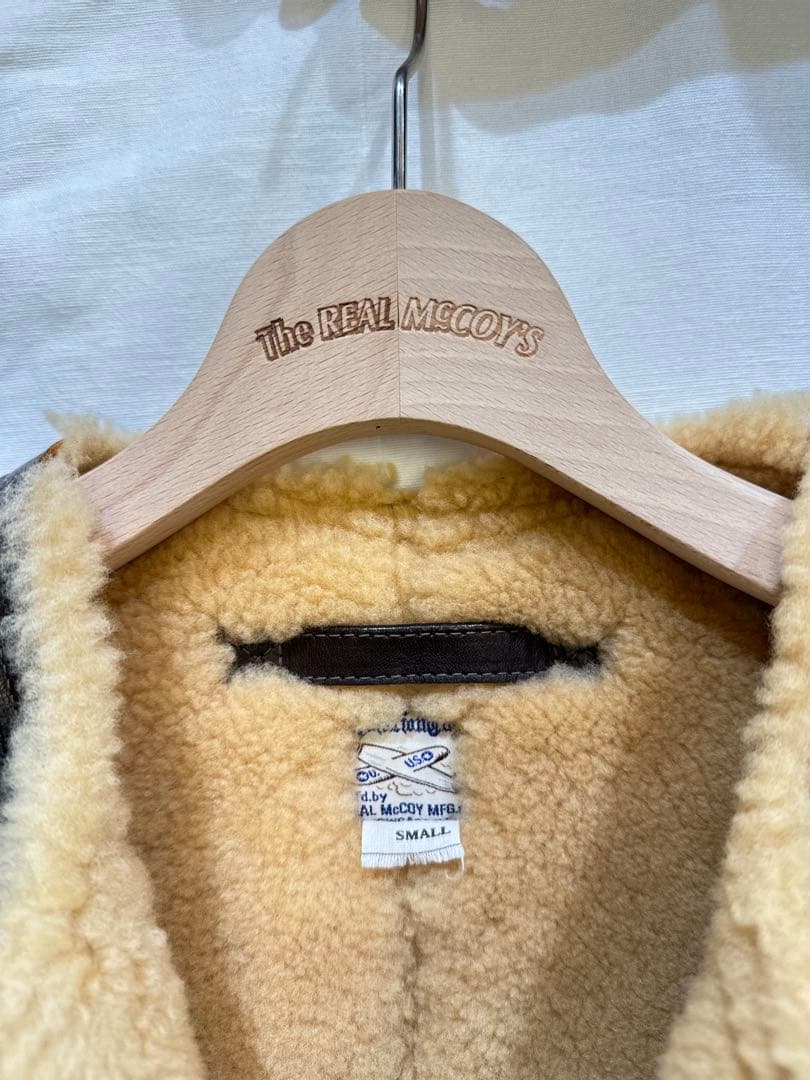 THE REAL McCOY'S C-3 ムートンベスト - メルカリ
