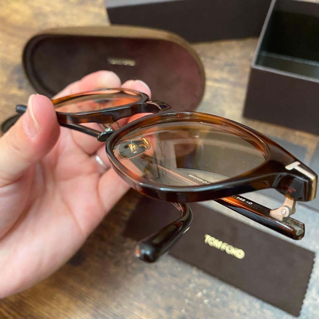 ぬ*〜様 トムフォード　サングラス　ウェリントン　ベッコウ柄　TOM FORD