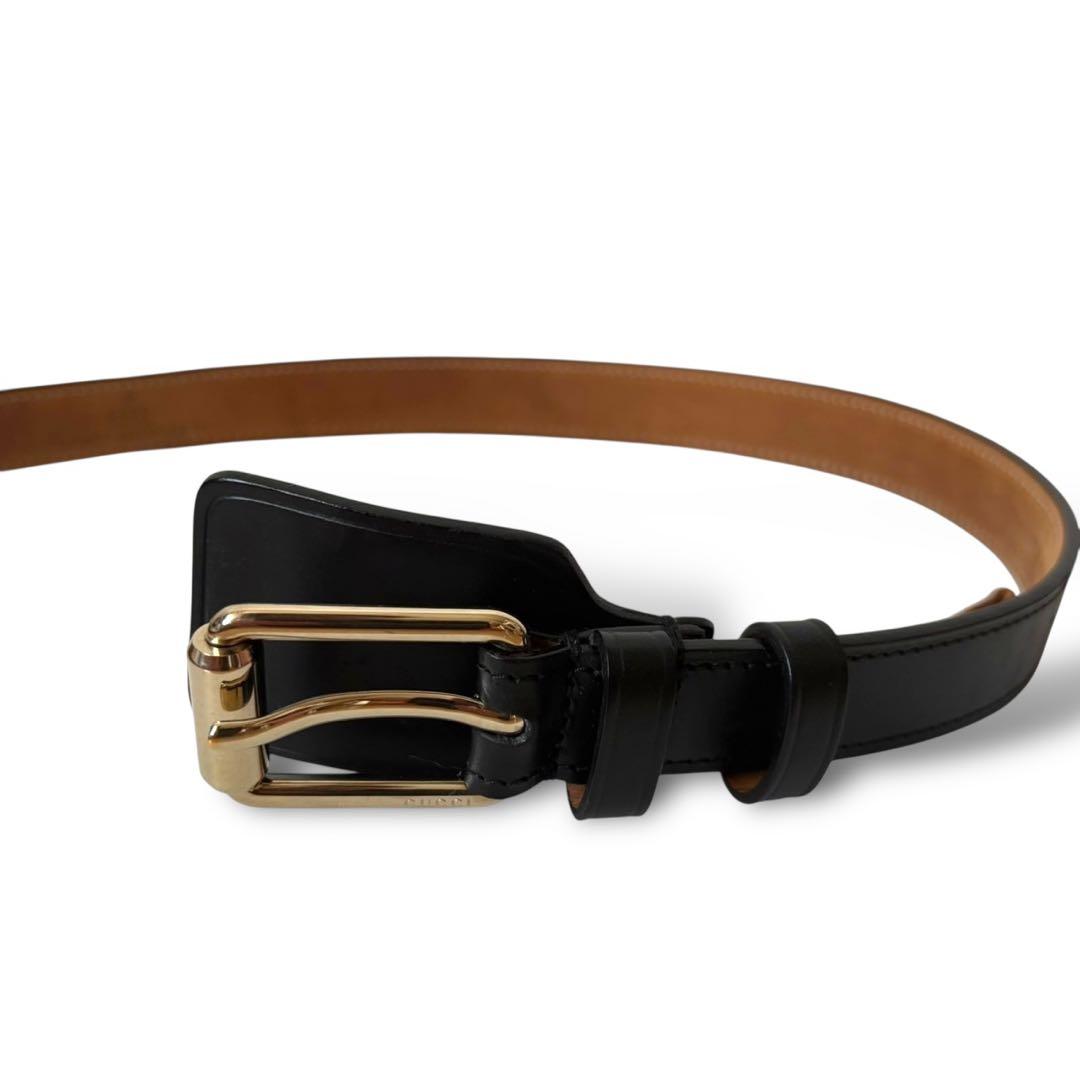 グッチ　ベルト　ホースビット　ブラック　レザー