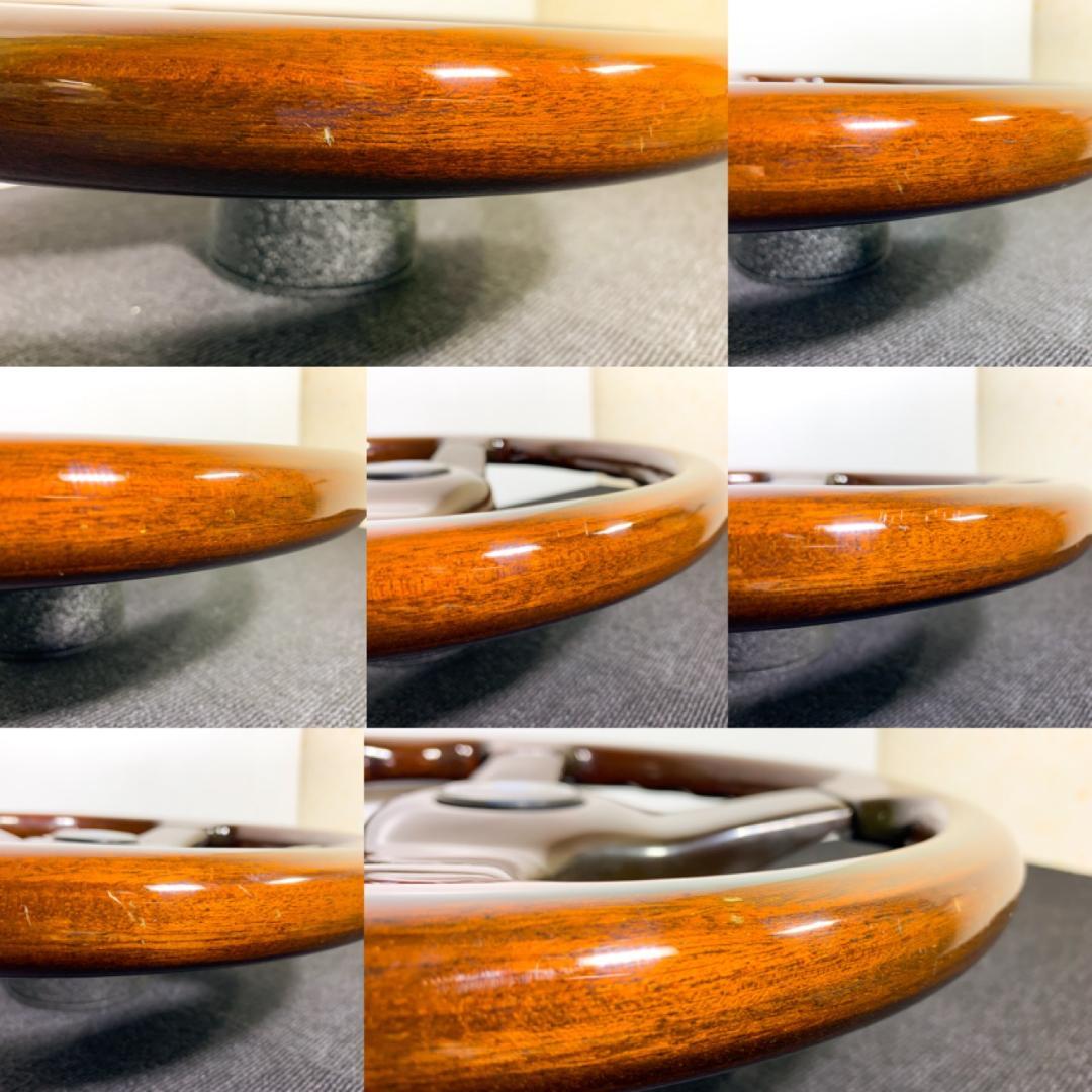 ナルディ ガラ3 タイプ3 36.5Φ マホガニー 美品 ホーンボタン付 希少