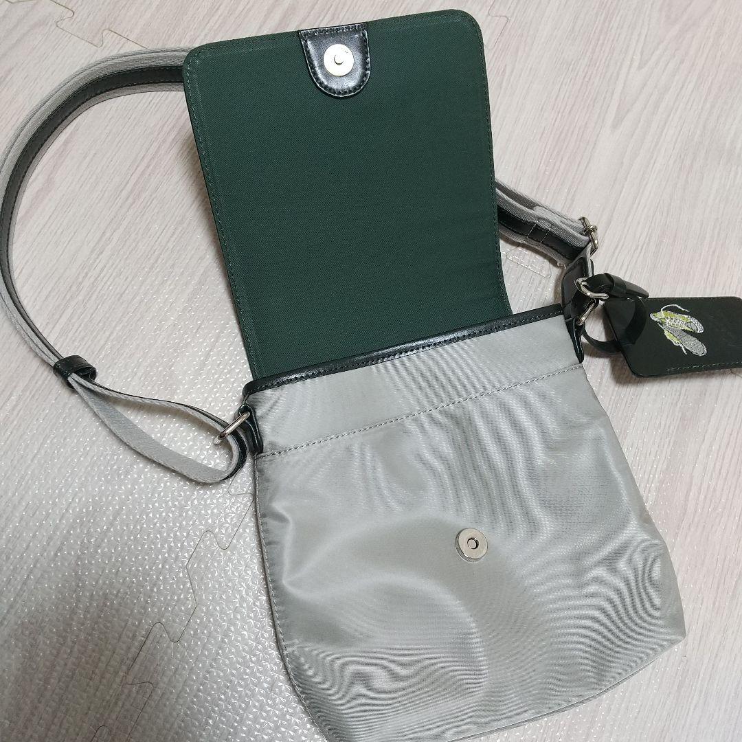 高田純次×キタムラ コラボ ショルダーバッグ カーキグレー