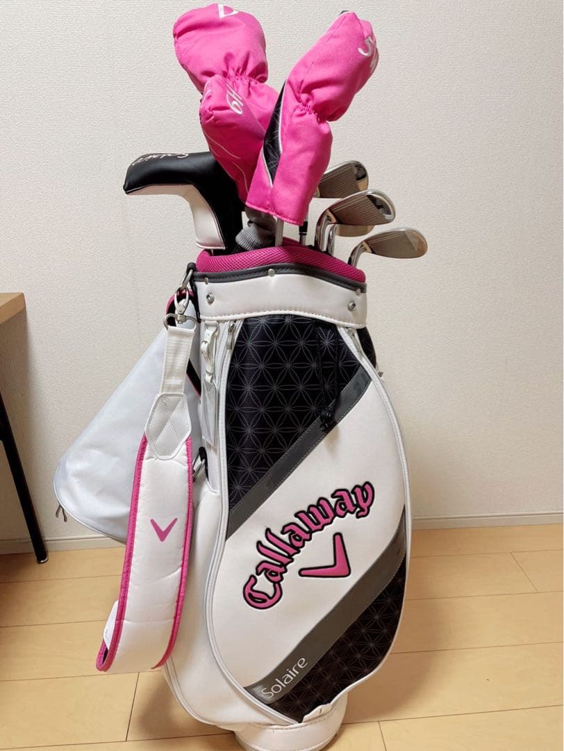 UTAA キャスター型ゴルフバッグ キャディバッグ &ボストンバッグ 2点