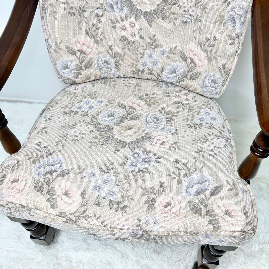 ② karimoku コロニアル キャスター付き ダイニングチェア カントリー調