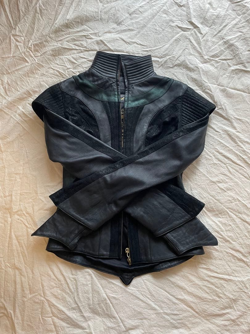 ジャケット・アウター artistic leather jacket \" SF armour \"