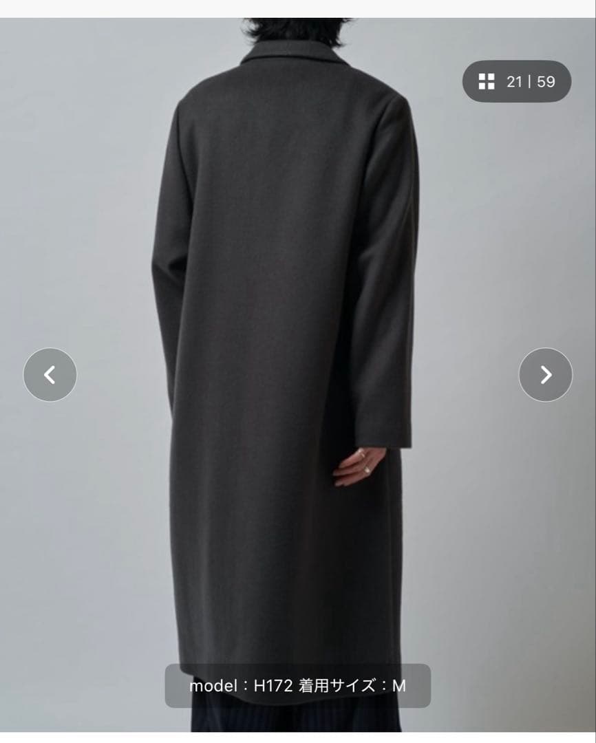 試着のみ⭐︎lui'sビーバーメルトンクラシックチェスター M