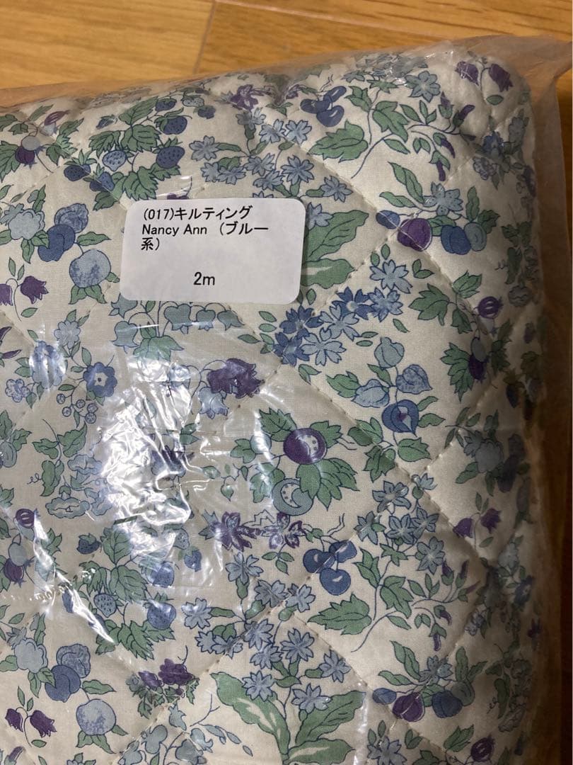 CHECK&STRIPE リバティナンシーアン キルティング生地 2m 限定色