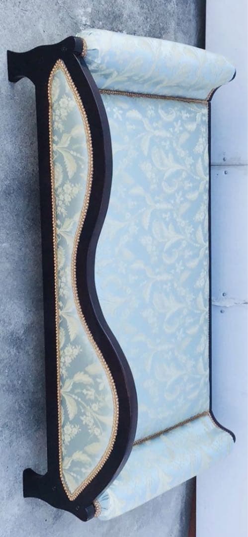 超希少♦️イタリア製 ロココソファ♦️ペット ドール キッズ♦️ダマスク柄♦️送料込