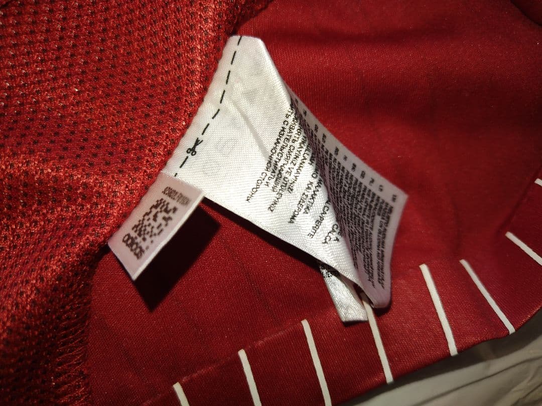 adidas デンマーク代表 2008年ホーム 長袖 Lサイズ 未使用