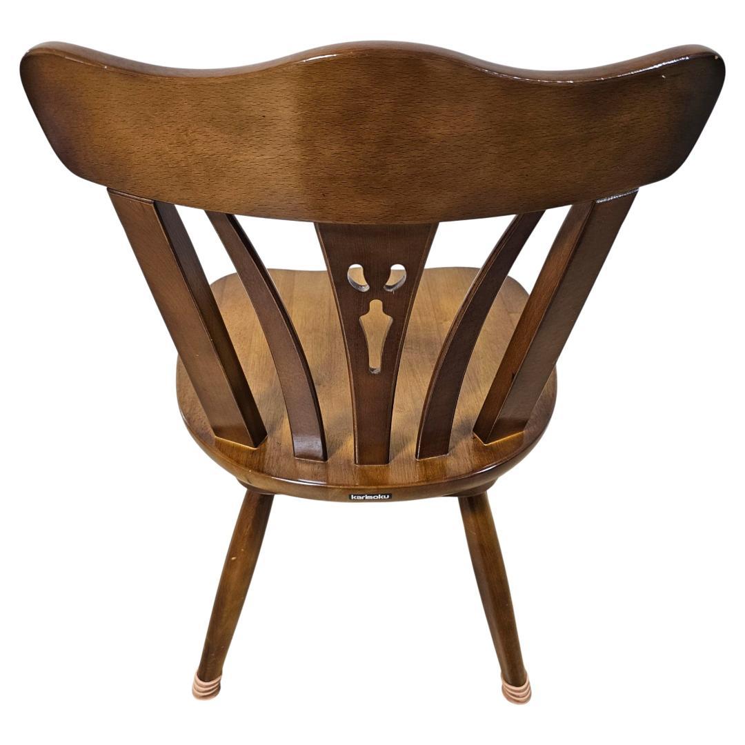 karimoku カリモク コロニアル 回転 ダイニングチェア② ヴィンテージ