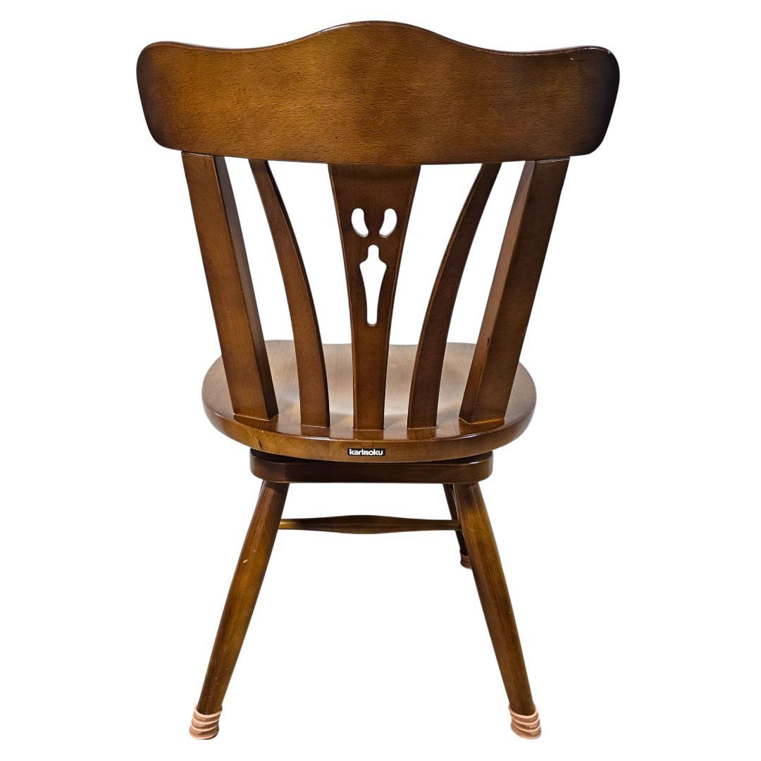 karimoku カリモク コロニアル 回転 ダイニングチェア② ヴィンテージ