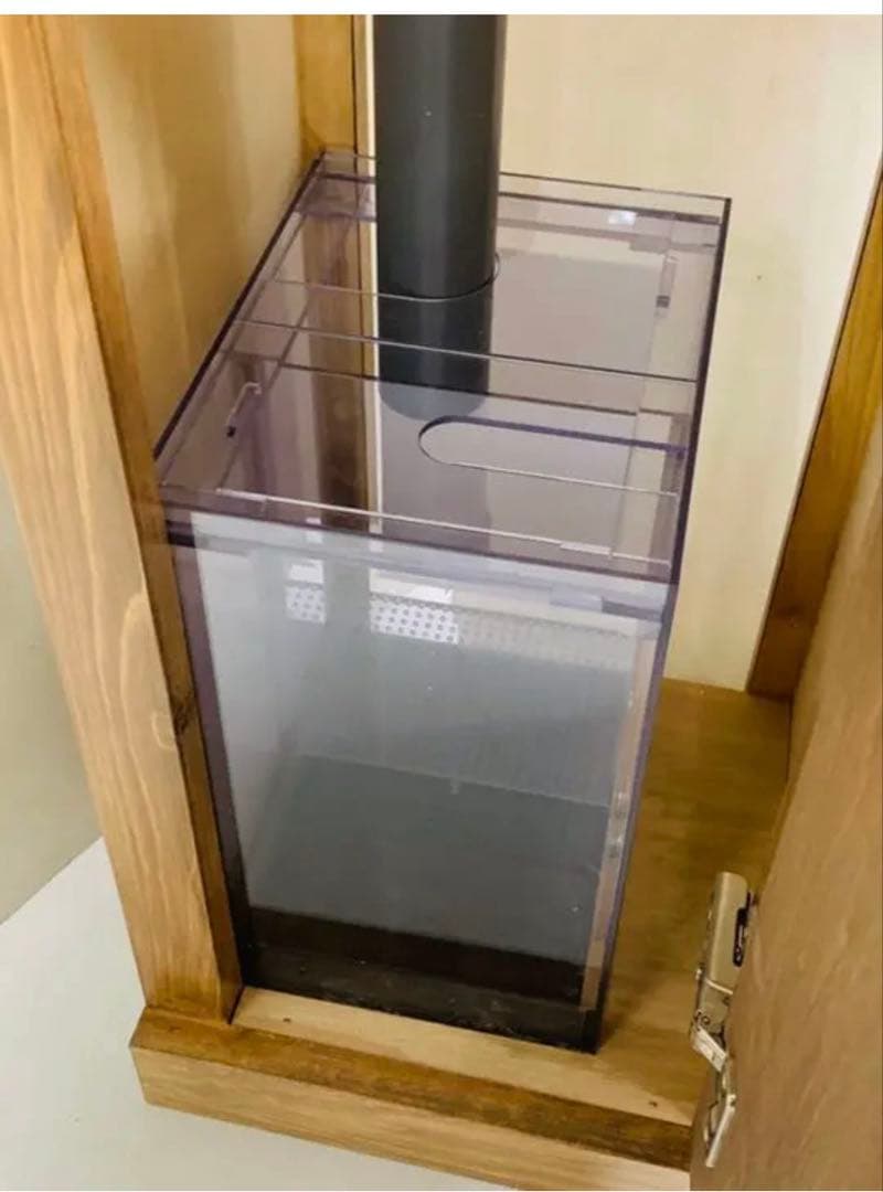 1セット限定　300ｘ300ｘ400オーバーフロー水槽セット　フランジ加工付