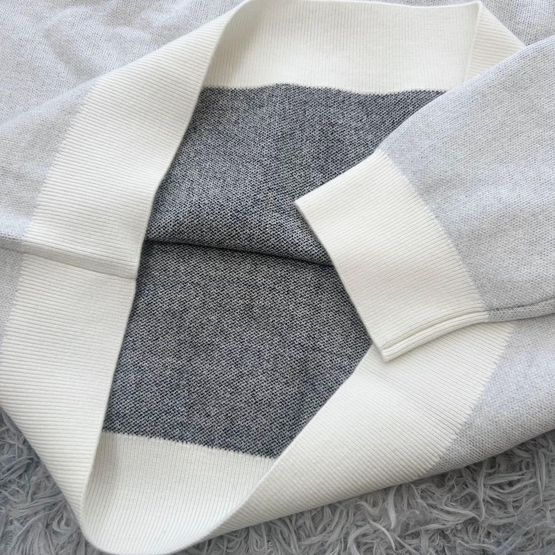 新品　ジャックバニー　ニット　セーター　クルーネック　ホワイト　サイズ6