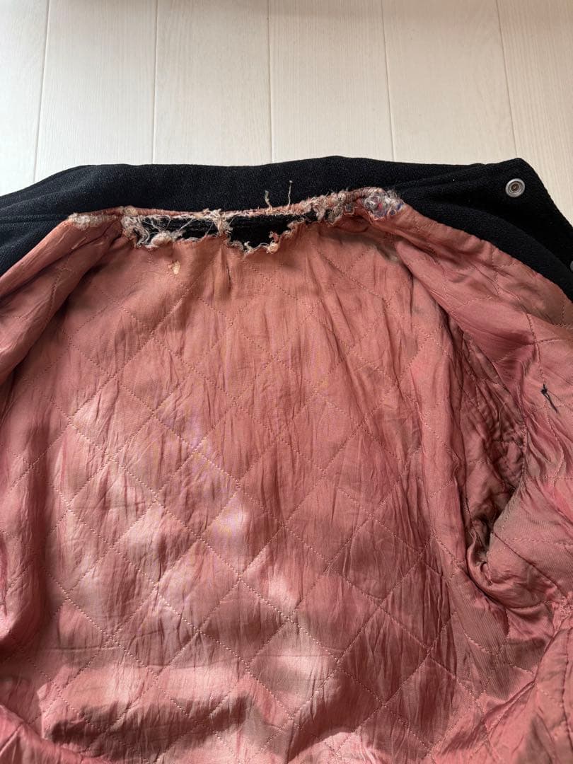 50s - 60s Vintage ウール スタジャン テディジャケット