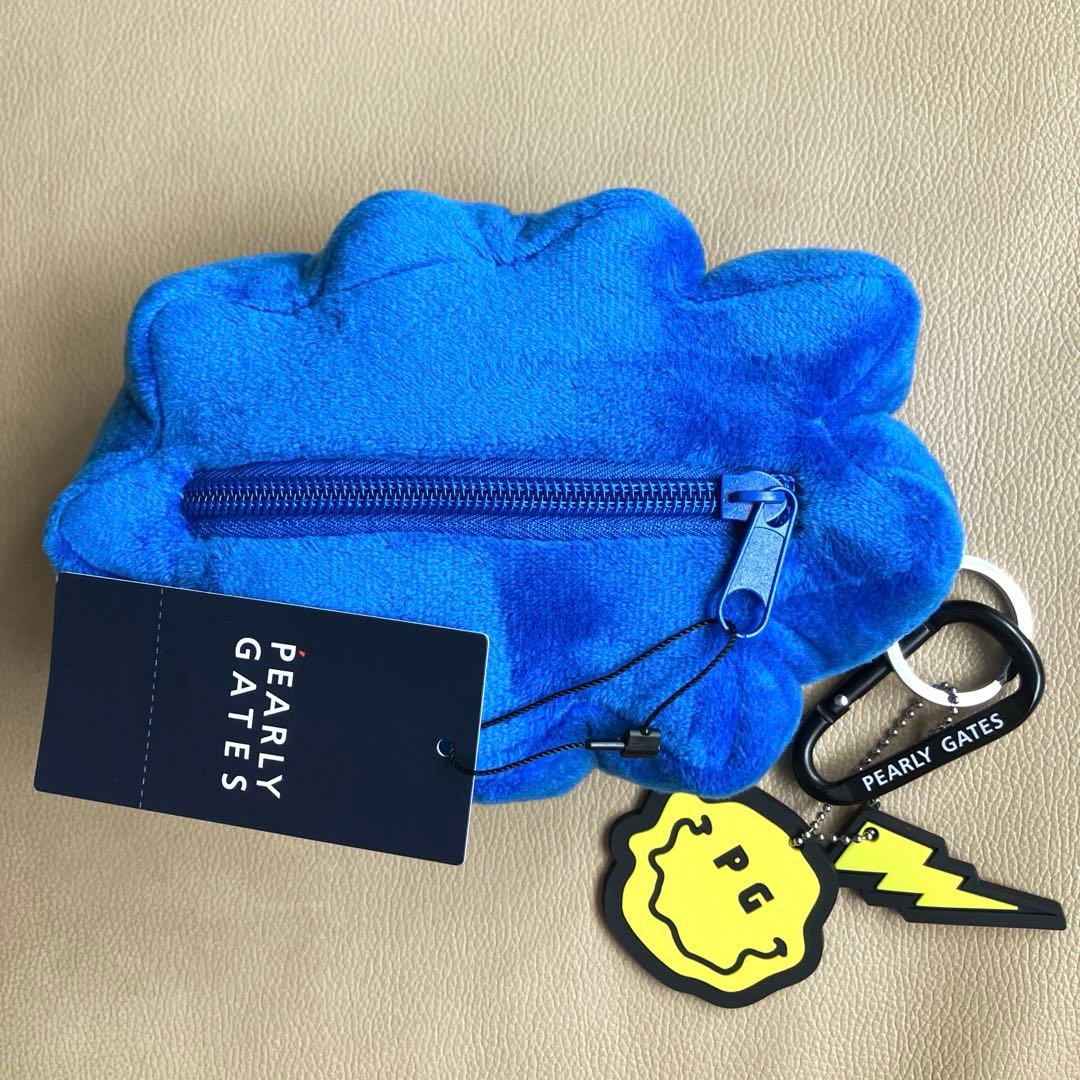 【未使用】PEARLY GATES 吹き出しロゴ型 ボールポーチ タグ付